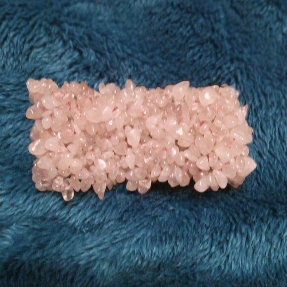 Source Unknown Jewelry - Vintage Pink Quartz Cuff